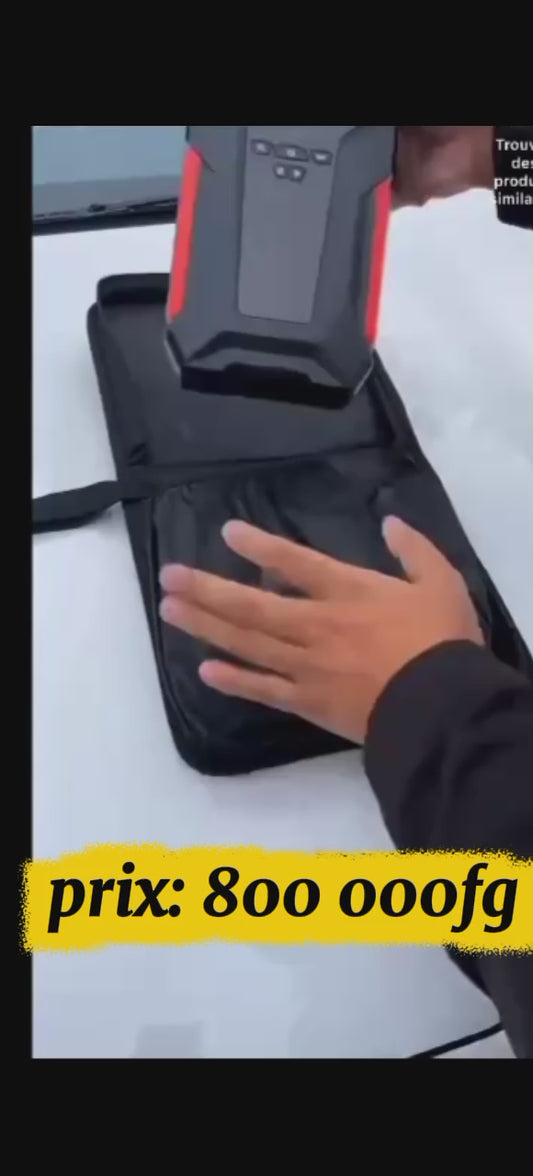 Batterie secours +compresseur intégrée