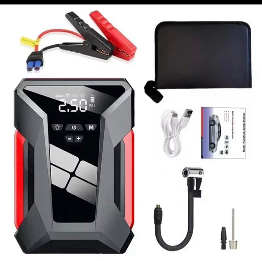 Batterie secours +compresseur intégrée